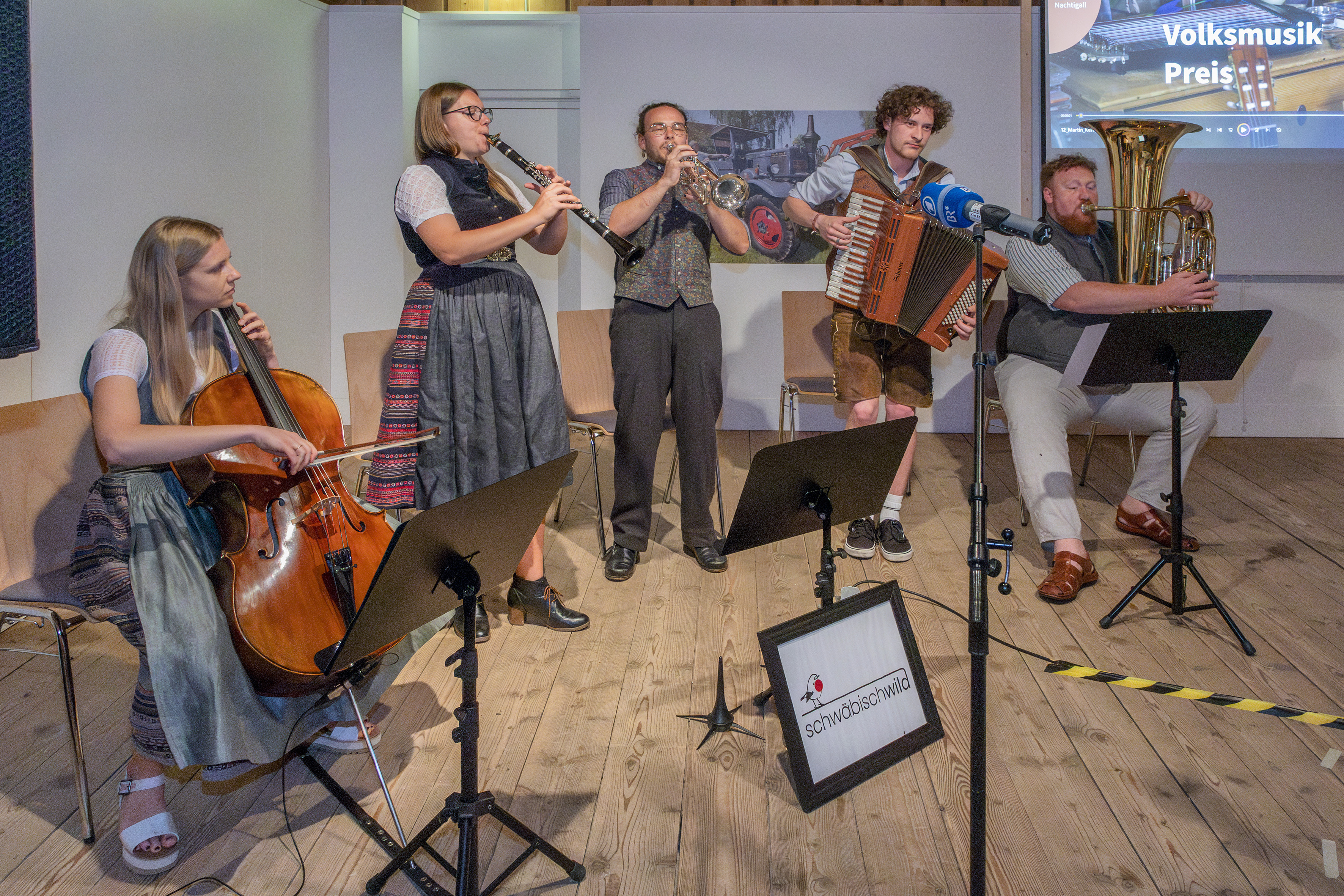 schwäbischwild bei der Verleihung des Volksmusikpreises 2024