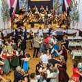 Tanzen der festlichen Mitternachts-Française beim Nostalgieball in Krumbach - Foto: Andreas Keilholz